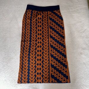 Anthropologie Knit Cable skirt